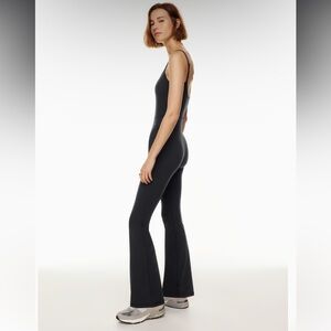 Wilfred Free Aritzia Divinity Kick Flare Jumpsuit -Black Size L
